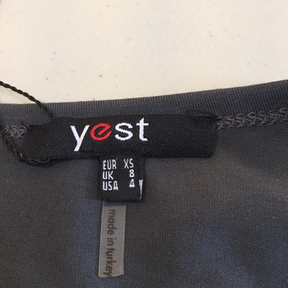 Yest Ykes Basic Cotton Jersey Long Sleeve Steel Grey Size 4 - Picture 9 of 15